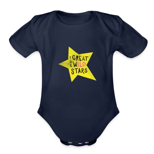 GWS: Classic Logo, Yellow - Organic Short Sleeve Baby Bodysuit
