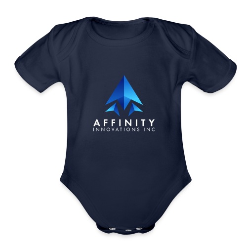 Affinity Inc white - Organic Short Sleeve Baby Bodysuit