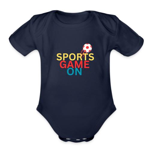 Sports Lover - Organic Short Sleeve Baby Bodysuit