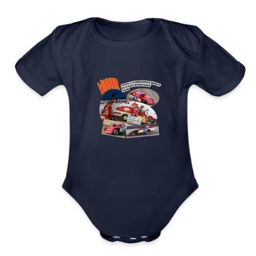 Jonathan Taylor Eldora Speedway FFN#1 Design 1 - Organic Short Sleeve Baby Bodysuit