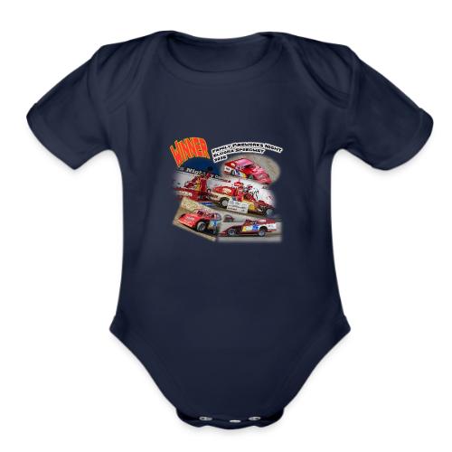 Jonathan Taylor Eldora Speedway FFN#1 Design 2 - Organic Short Sleeve Baby Bodysuit