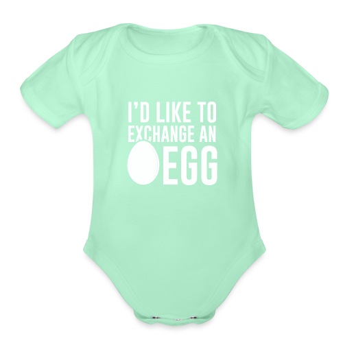 Egg Exchange Tee - Organic Short Sleeve Baby Bodysuit