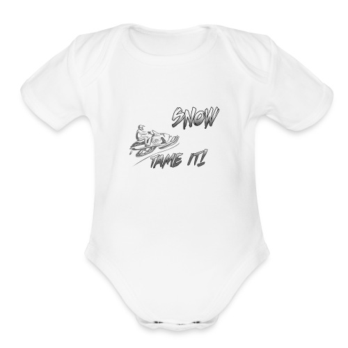 Tame the Snow - Organic Short Sleeve Baby Bodysuit