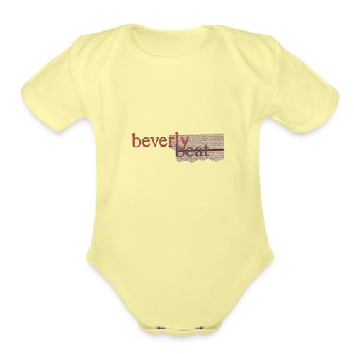 BevBeat Shirt 90210 01 - Organic Short Sleeve Baby Bodysuit