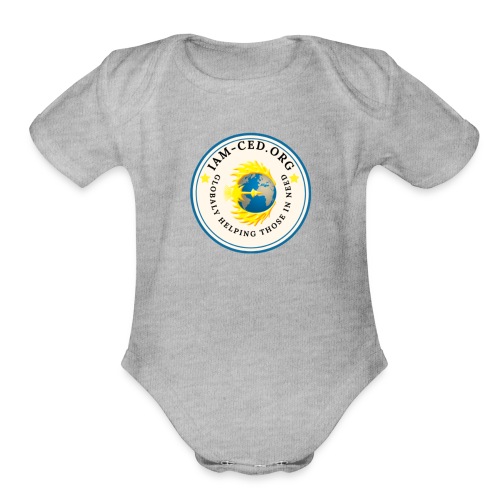 iam-ced.org Round - Organic Short Sleeve Baby Bodysuit