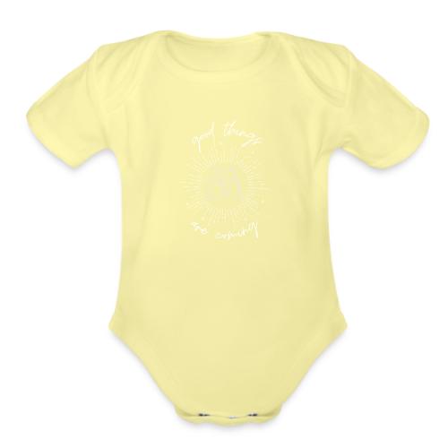 Good Things Are Coming Fortune Teller - Organic Short Sleeve Baby Bodysuit