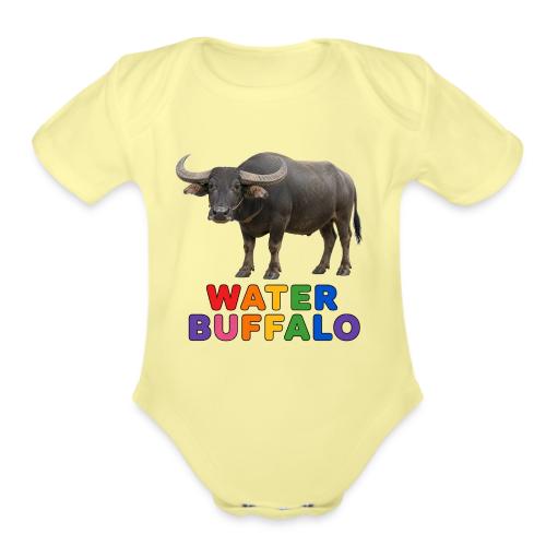 Water Buffalo - Organic Short Sleeve Baby Bodysuit