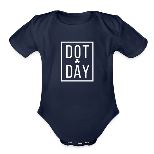 Dot Day - Organic Short Sleeve Baby Bodysuit