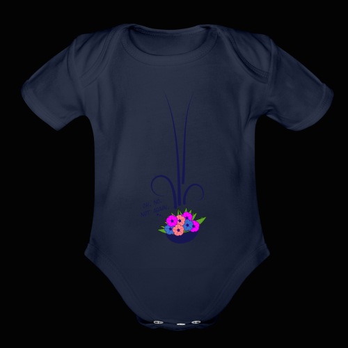 Oh No Not Again - Organic Short Sleeve Baby Bodysuit