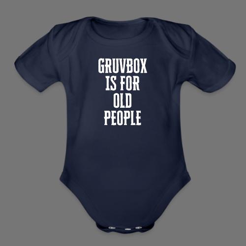 Gruvbox Old People - Organic Short Sleeve Baby Bodysuit