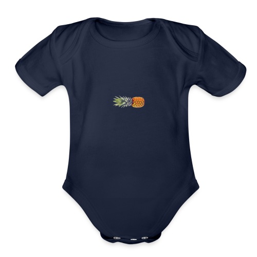 pineapple - Organic Short Sleeve Baby Bodysuit