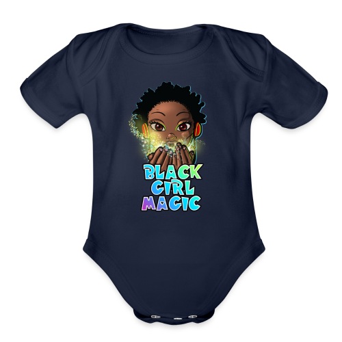 Black Girl Magic - Organic Short Sleeve Baby Bodysuit