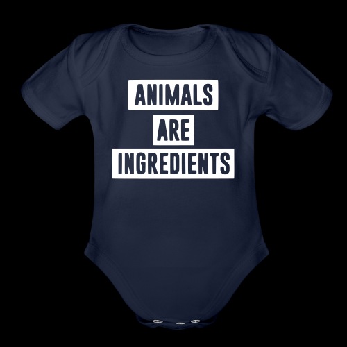 animals - Organic Short Sleeve Baby Bodysuit