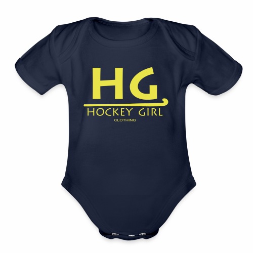 HG logo 3 THIS ONE FINAL - Organic Short Sleeve Baby Bodysuit