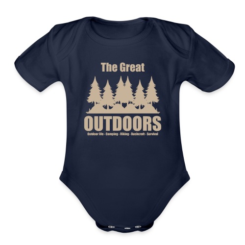 The great outdoors - Clothes for outdoor life - Organic Short Sleeve Baby Bodysuit