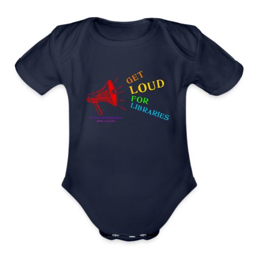 OLA PNLA 2026 Logo smaller conference info - Organic Short Sleeve Baby Bodysuit