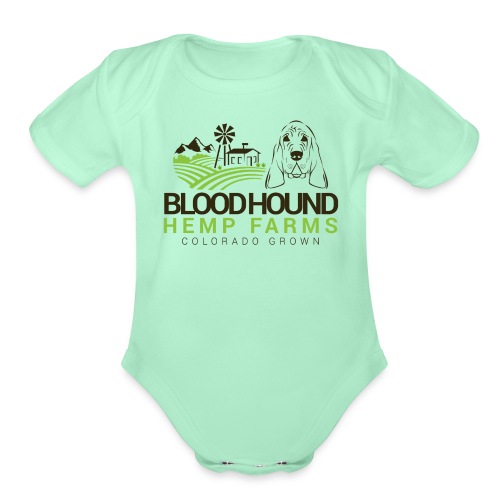 BloodhoundHempFarms - Organic Short Sleeve Baby Bodysuit