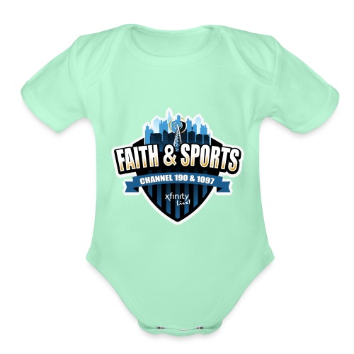 Faith & Sports Merch - Organic Short Sleeve Baby Bodysuit