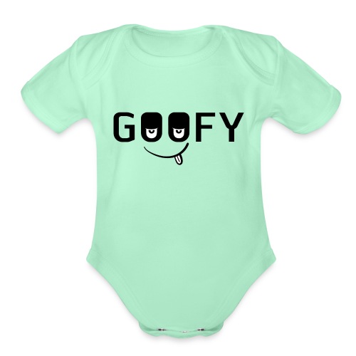 goofytransparent - Organic Short Sleeve Baby Bodysuit