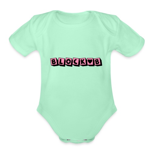 block b - Organic Short Sleeve Baby Bodysuit