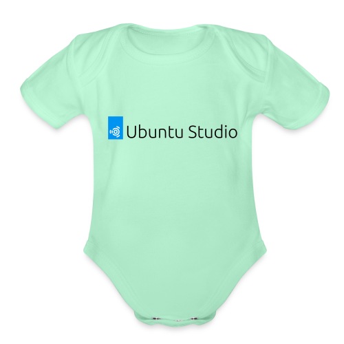 Ubuntu Studio Logo 2022 - Organic Short Sleeve Baby Bodysuit