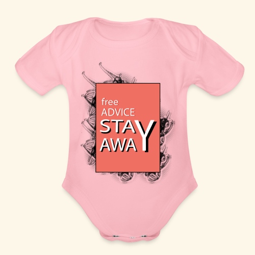 free advice - Organic Short Sleeve Baby Bodysuit