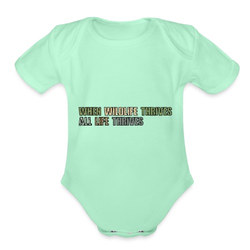 All Life Thrives - Organic Short Sleeve Baby Bodysuit