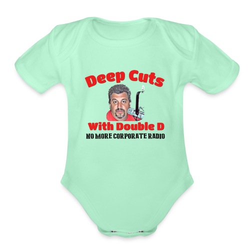 Double D s Deep Cuts Merch - Organic Short Sleeve Baby Bodysuit