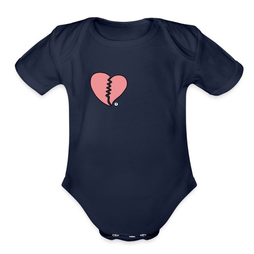 Heartbreak - Organic Short Sleeve Baby Bodysuit