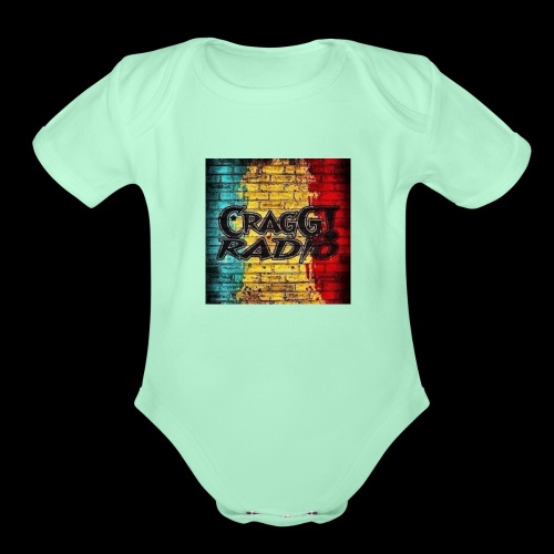 CRAGG Radio Graffiti 2 - Organic Short Sleeve Baby Bodysuit