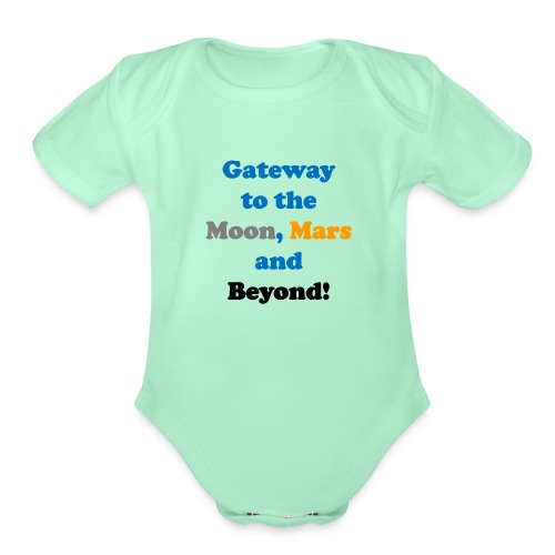 Space Gateway - Organic Short Sleeve Baby Bodysuit