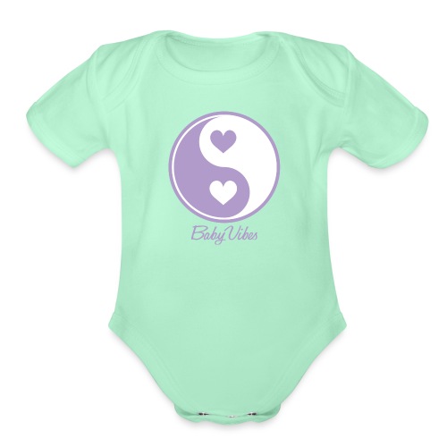 Baby Vibes Yin Yang - Organic Short Sleeve Baby Bodysuit