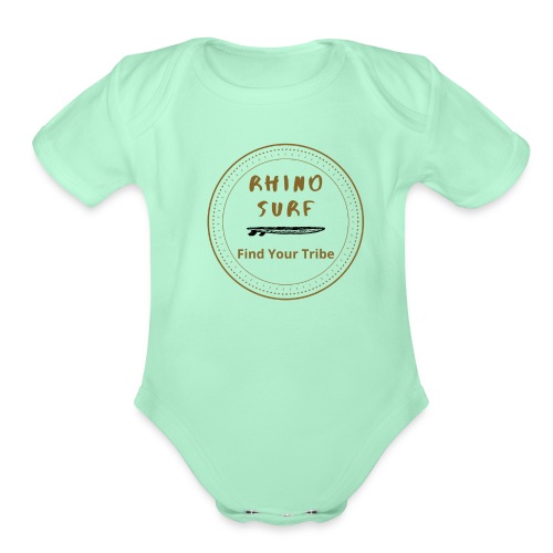Rhinosurf tribe - Organic Short Sleeve Baby Bodysuit