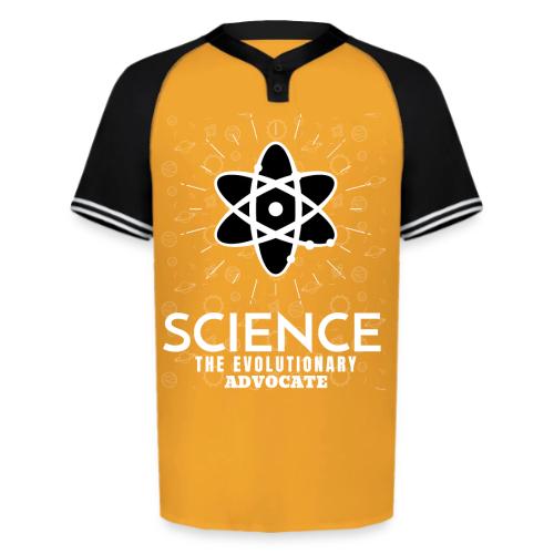 Science The Evolutionary Advocate White Design - Augusta Sportswear Men's Cutter Henley Jersey