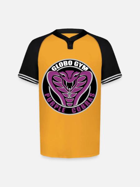 Globo GYM - Augusta Sportswear Men's Cutter Henley Jersey - gold/black