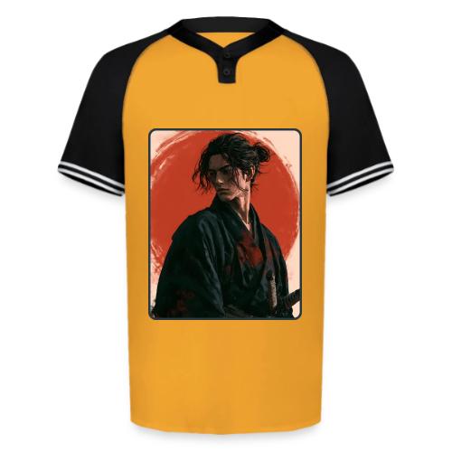 Samurai Beneath the Red Sun - Augusta Sportswear Men's Cutter Henley Jersey