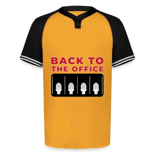 Back to the Office Satire Design - Augusta Sportswear Men's Cutter Henley Jersey