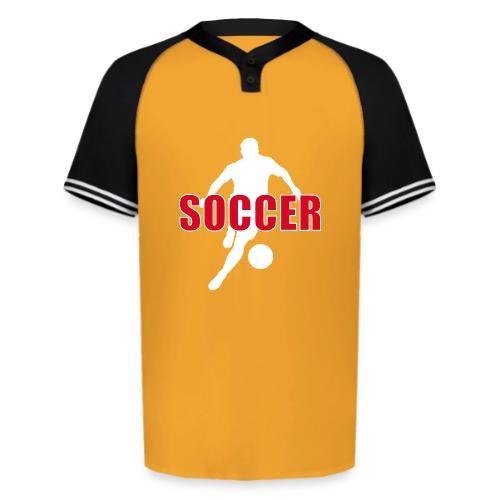 Power Kick Soccer - Augusta Sportswear Men's Cutter Henley Jersey