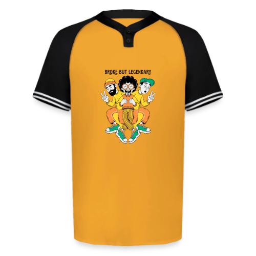 Legendary Broke Crew Retro - Augusta Sportswear Men's Cutter Henley Jersey