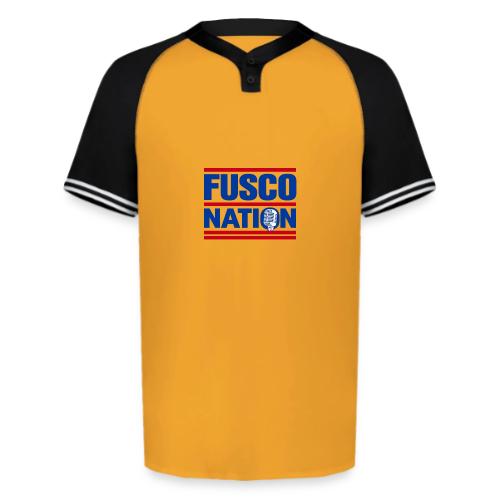 Fusco Nation with Mic (250th Show Commemorative) - Augusta Sportswear Men's Cutter Henley Jersey