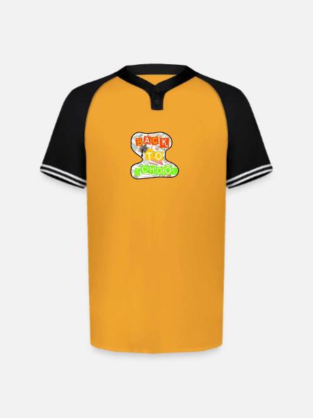 Back to school  - Augusta Sportswear Men's Cutter Henley Jersey - gold/black