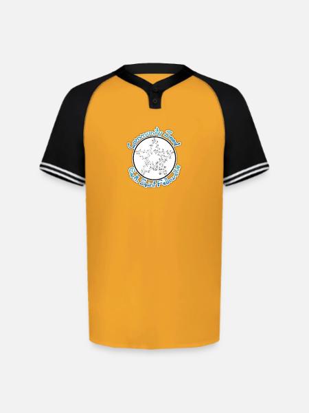 CS_Logo-HighQ-Transparent_Shadow - Augusta Sportswear Men's Cutter Henley Jersey - gold/black