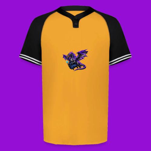 Neon Dragon and Battle Mage - Augusta Sportswear Men's Cutter Henley Jersey