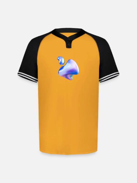 Unique - Augusta Sportswear Men's Cutter Henley Jersey - gold/black