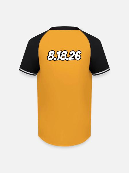 25K on 8.18.26 - Augusta Sportswear Men's Cutter Henley Jersey - gold/black