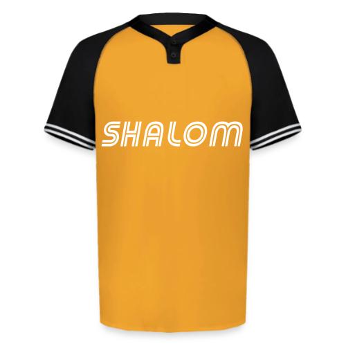 Shalom, Peace - Augusta Sportswear Men's Cutter Henley Jersey