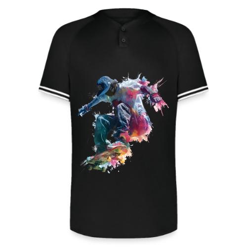 Skateboarding: Ride the Colors - Augusta Sportswear Men's Cutter Henley Jersey