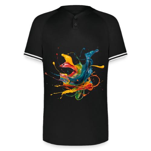 Chromatic Flow - Augusta Sportswear Men's Cutter Henley Jersey