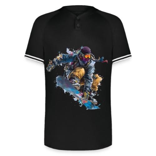 Snowboarding: Splash of Speed - Augusta Sportswear Men's Cutter Henley Jersey