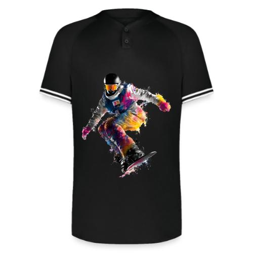 Snowboarding: Frozen Palette - Augusta Sportswear Men's Cutter Henley Jersey